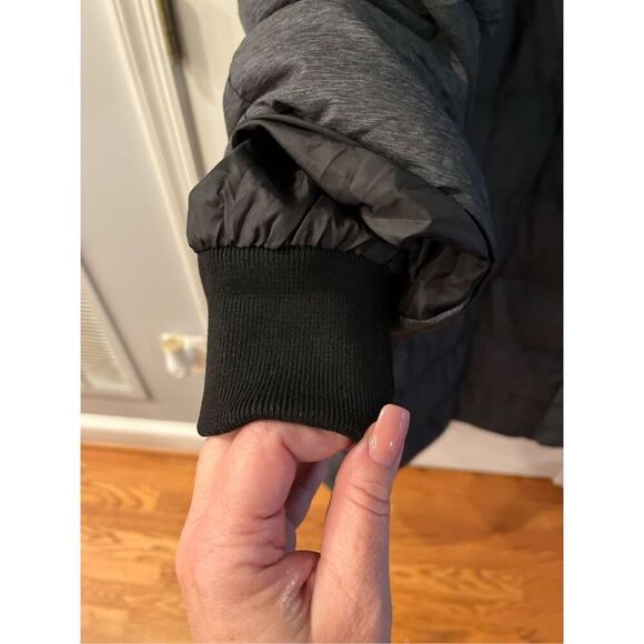 Polydeer Black Quilted Puffer Coat Hidden Zipper sz XXL NWOT - Picture 7 of 13